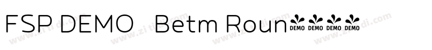 FSP DEMO   Betm Roun字体转换